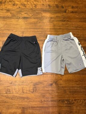 Champion Boys Athletics Shorts Bundle Size 10/12 Lot of 2 Basketball Sports